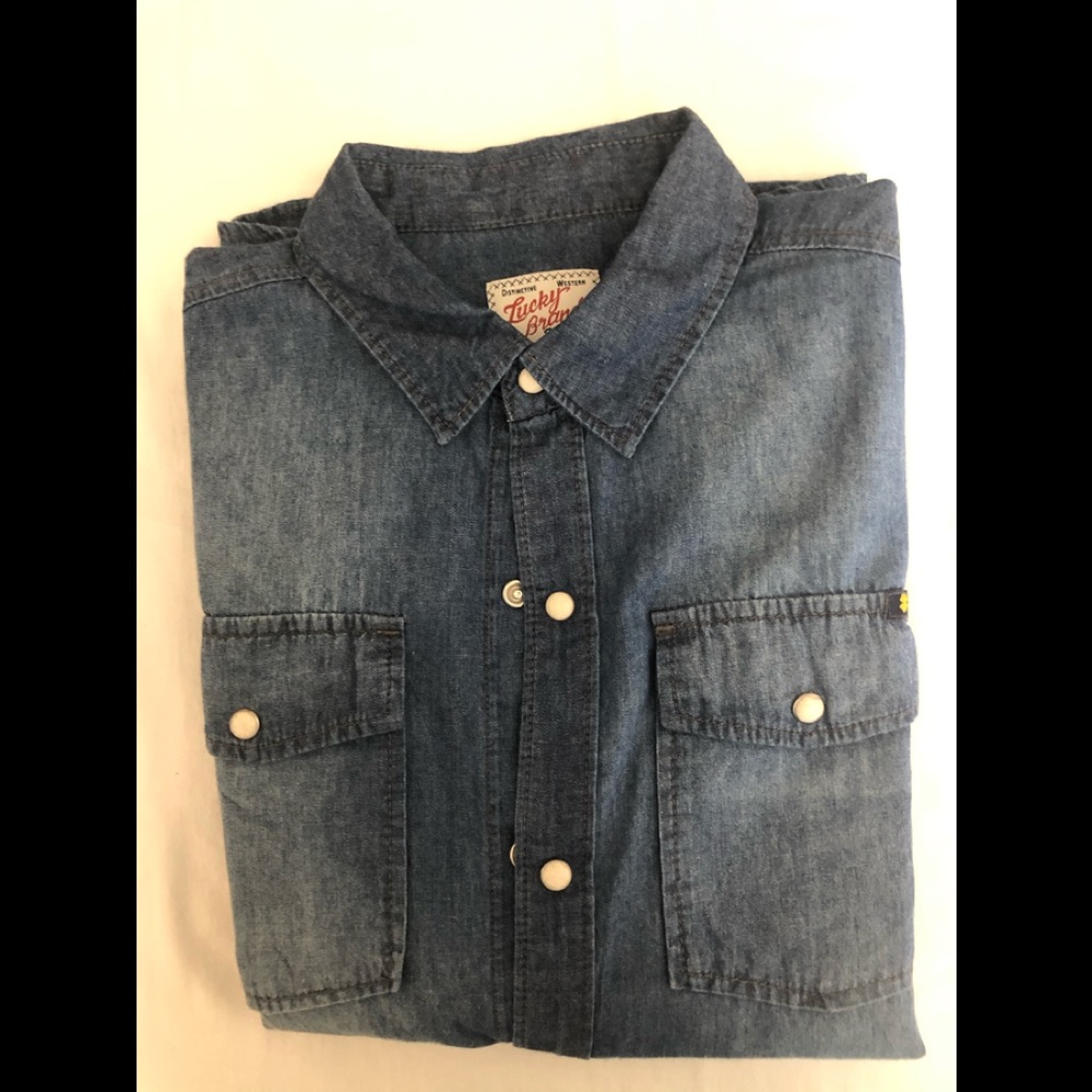 Lucky Brand Denim Shirt.